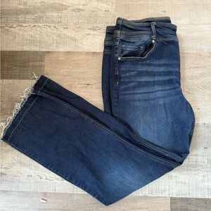 KanCan Blue Flare Wide Leg Jeans